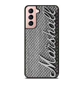 MARSHALL AMPLIFIER METAL EMBLEM Samsung Galaxy S21 Case