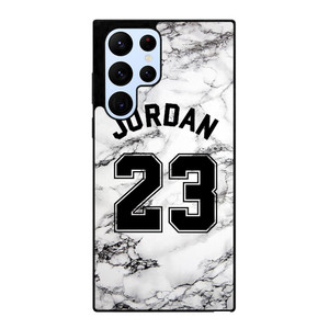 MICHAEL JORDAN 23 WHITE MARBLE Samsung Galaxy S22 Ultra Case