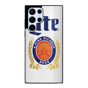 MILLER LITE BEER Samsung Galaxy S22 Ultra Case MILLER LITE BEER Samsung Galaxy S22 Ultra Case
