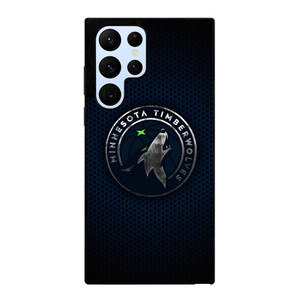 MINNESOTA TIMBERWOLVES BLUE CARBON Samsung Galaxy S22 Ultra Case