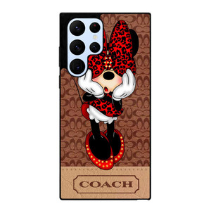 MINNIE MOUSE COACH Samsung Galaxy S22 Ultra Case MINNIE MOUSE COACH Samsung Galaxy S22 Ultra Case