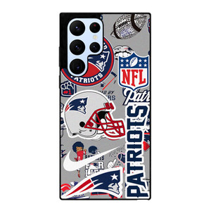 NEW ENGLAND PATRIOTS NFL STICKER BOMB Samsung Galaxy S22 Ultra Case