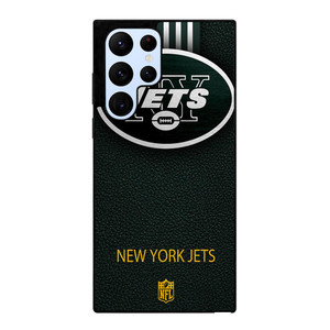 NEW YORK JETS LEATHER LOGO Samsung Galaxy S22 Ultra Case