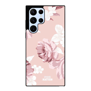 PINK VICTORIA'S SECRET FLOWER Samsung Galaxy S22 Ultra Case