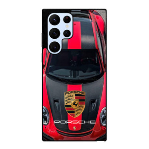 PORSCHE RED CAR LOGO Samsung Galaxy S22 Ultra Case