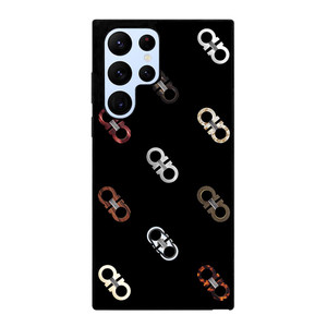 SALVATORE FERRAGAMO LOGO PATTERN Samsung Galaxy S22 Ultra Case SALVATORE FERRAGAMO LOGO PATTERN Samsung Galaxy S22 Ultra Case