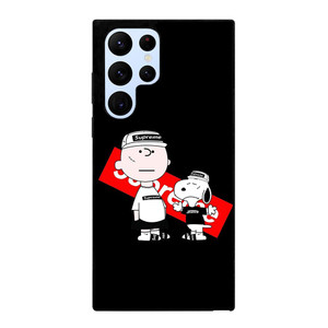 SNOOPY BROWN COOL SHIRT Samsung Galaxy S22 Ultra Case