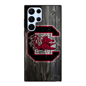 SOUTH CAROLINA GAMECOCKS WOODEN LOGO Samsung Galaxy S22 Ultra Case SOUTH CAROLINA GAMECOCKS WOODEN LOGO Samsung Galaxy S22 Ultra Case