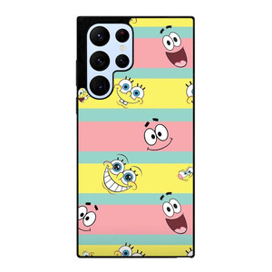 SPONGEBOB PATRICK CUTE STRIPE Samsung Galaxy S22 Ultra Case