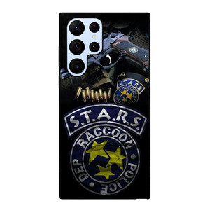 STARS RACCOON POLICE DEP BADGE 2 Samsung Galaxy S22 Ultra Case