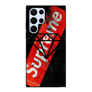 SUPREME X DIAMOND SUPPLY CO BLACK Samsung Galaxy S22 Ultra Case SUPREME X DIAMOND SUPPLY CO BLACK Samsung Galaxy S22 Ultra Case