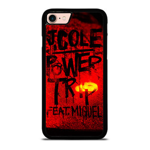 J COLE POWER TRIP ARTWORK iPhone 8 Case