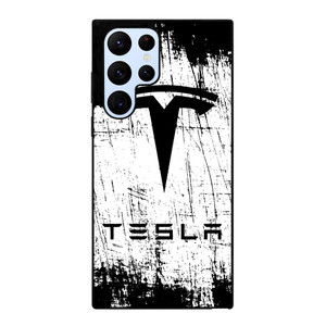 TESLA MOTORS BRUSHED LOGO Samsung Galaxy S22 Ultra Case