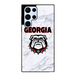 UGA GEORGIA BULLDOGS MARBLE LOGO Samsung Galaxy S22 Ultra Case