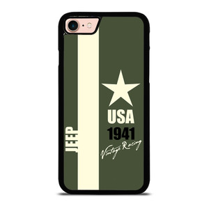 JEEP VINTAGE RACING USA iPhone 8 Case JEEP VINTAGE RACING USA iPhone 8 Case