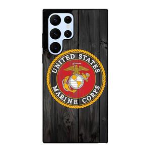 USMC US MARINE CORPS WOOD Samsung Galaxy S22 Ultra Case
