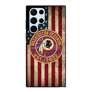 WASHINGTON REDSKINS AMERICAN FLAG Samsung Galaxy S22 Ultra Case