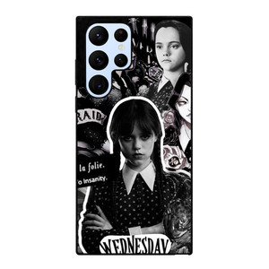 WEDNESDAY ADDAMS MOVIES COLLAGE Samsung Galaxy S22 Ultra Case