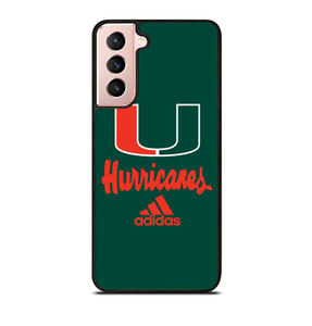 MIAMI HURRICANES GREEN LOGO Samsung Galaxy S21 Case