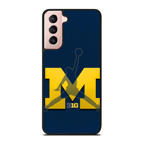 MICHIGAN WOLVERINES AIR JORDAN Samsung Galaxy S21 Case MICHIGAN WOLVERINES AIR JORDAN Samsung Galaxy S21 Case