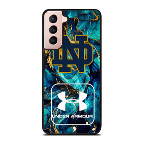 NOTRE DAME VS UNDER ARMOUR MARBLE BLUE Samsung Galaxy S21 Case NOTRE DAME VS UNDER ARMOUR MARBLE BLUE Samsung Galaxy S21 Case