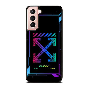 OFF WHITE BLACK NEBULA Samsung Galaxy S21 Case