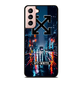 OFF WHITE NIGHT CITY Samsung Galaxy S21 Case