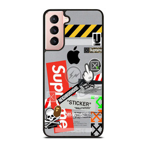 OFF WHITE SUPREME Samsung Galaxy S21 Case OFF WHITE SUPREME Samsung Galaxy S21 Case