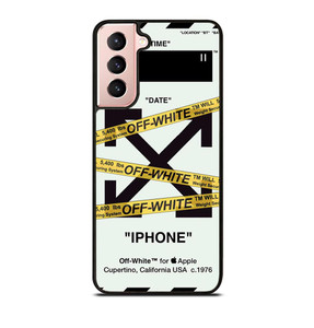 OFF WHITE YELLOW STRIPES Samsung Galaxy S21 Case OFF WHITE YELLOW STRIPES Samsung Galaxy S21 Case