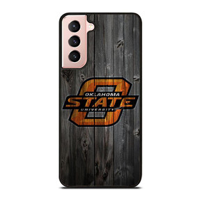 OKLAHOMA STATE UNIVERSITY WOODEN LOGO Samsung Galaxy S21 Case