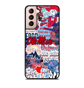 OLE MISS BASEBALL COLLAGE Samsung Galaxy S21 Case