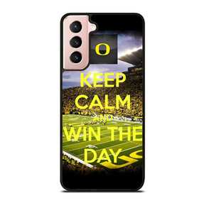 OREGON DUCKS WIN THE DAY Samsung Galaxy S21 Case OREGON DUCKS WIN THE DAY Samsung Galaxy S21 Case