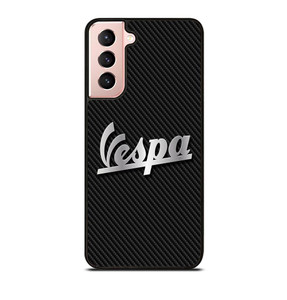 PIAGGIO VESPA METAL CARBON LOGO Samsung Galaxy S21 Case PIAGGIO VESPA METAL CARBON LOGO Samsung Galaxy S21 Case