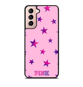 PINK VICTORIA SECRET STARS Samsung Galaxy S21 Case PINK VICTORIA SECRET STARS Samsung Galaxy S21 Case