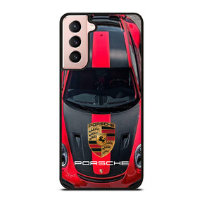 PORSCHE RED CAR LOGO Samsung Galaxy S21 Case