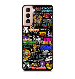 ROCK BAND COLLAGE Samsung Galaxy S21 Case ROCK BAND COLLAGE Samsung Galaxy S21 Case