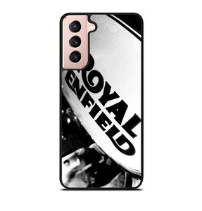 ROYAL ENFIELD LOGO BLACK WHITE Samsung Galaxy S21 Case