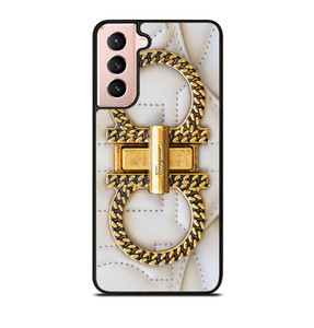 SALVATORE FERRAGAMO EMBLEM Samsung Galaxy S21 Case SALVATORE FERRAGAMO EMBLEM Samsung Galaxy S21 Case
