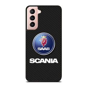 SCANIA TRUCK SAAB CARBON LOGO Samsung Galaxy S21 Case