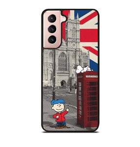 SNOOPY BOX TELEPHONE Samsung Galaxy S21 Case