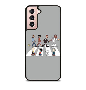 SNOOPY CHARLIE BROWN CROSS Samsung Galaxy S21 Case