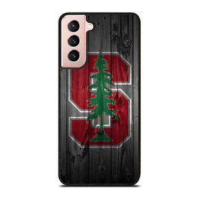 STANFORD CARDINAL WOODEN LOGO Samsung Galaxy S21 Case