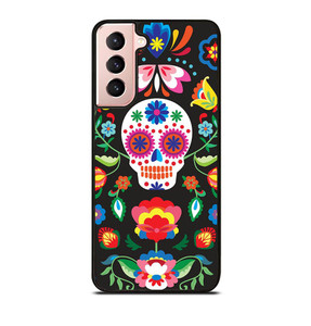 SUGAR SKULL ART Samsung Galaxy S21 Case SUGAR SKULL ART Samsung Galaxy S21 Case