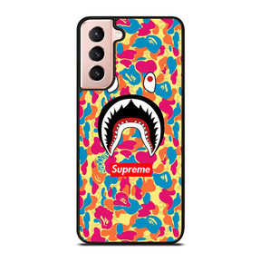 SUPREME BAPE CAMO COLOR FULL Samsung Galaxy S21 Case SUPREME BAPE CAMO COLOR FULL Samsung Galaxy S21 Case