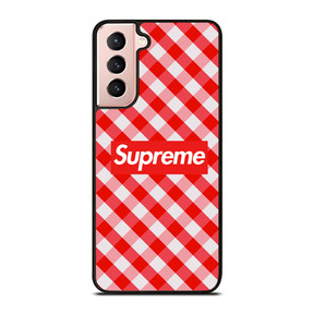 SUPREME RED GINGHAM Samsung Galaxy S21 Case SUPREME RED GINGHAM Samsung Galaxy S21 Case