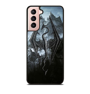 THE ELDER SCROLLS V SKYRIM LOGO Samsung Galaxy S21 Case THE ELDER SCROLLS V SKYRIM LOGO Samsung Galaxy S21 Case