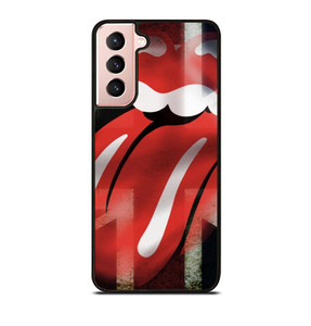 THE ROLLING STONES BRITISH FLAG LOGO Samsung Galaxy S21 Case THE ROLLING STONES BRITISH FLAG LOGO Samsung Galaxy S21 Case