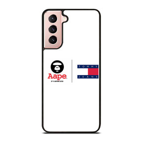 TOMMY HILFIGER A BATHING APE LOGO Samsung Galaxy S21 Case TOMMY HILFIGER A BATHING APE LOGO Samsung Galaxy S21 Case