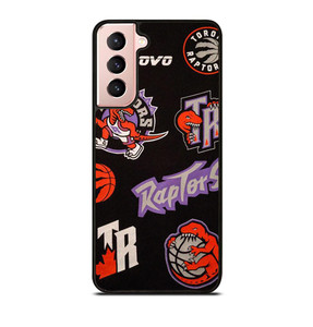 TORONTO RAPTORS LOGO COLLAGE Samsung Galaxy S21 Case
