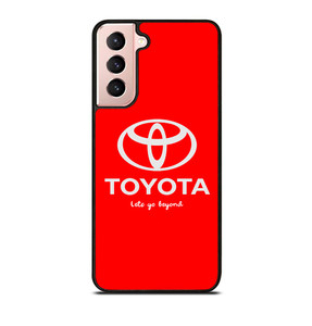 TOYOTA LETS GO BEYOND LOGO RED Samsung Galaxy S21 Case TOYOTA LETS GO BEYOND LOGO RED Samsung Galaxy S21 Case